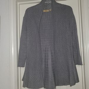 ❣️SALE❣️ Valerie Stevens Petite Gray Cardigan | Size: PL/PG